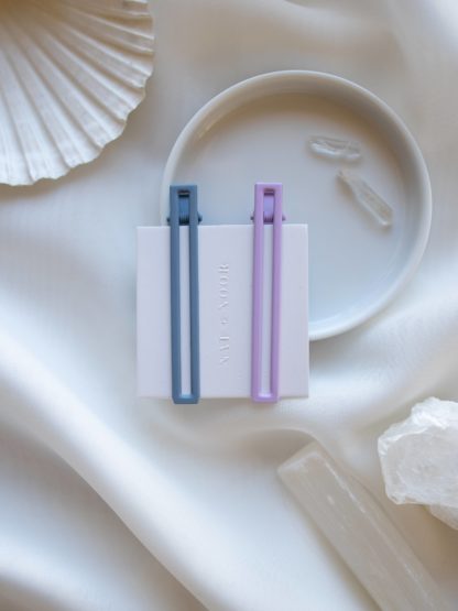 Leia in Lilac & Blue - Set of 2 Nat + Noor Hairclips
